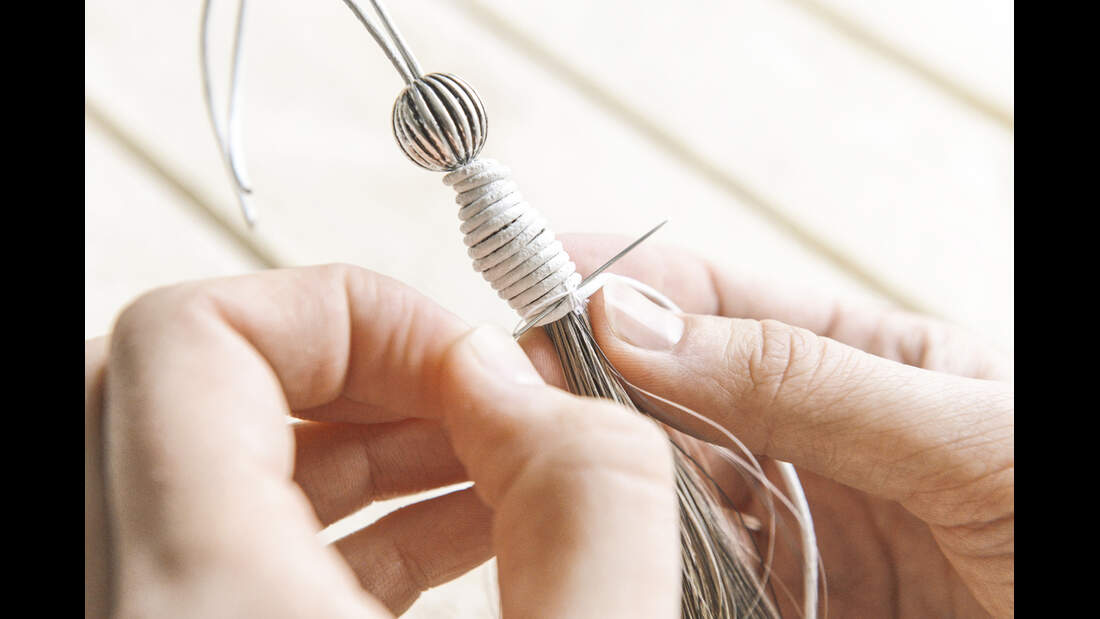 BESPORTBLE Geigenbogenhaar Aus Pferdehaar - 2x Schwarzes Haar Für Violinen-Reparatur