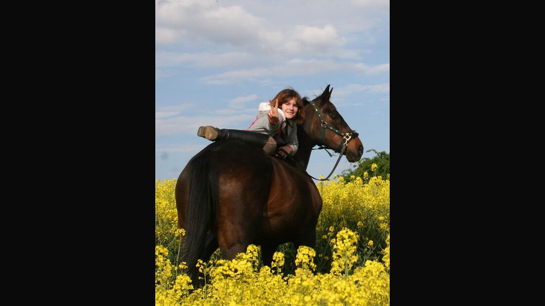 CAV CEWE Fotowettbewerb 2013 Leserfotos Chantalle Block - Lesertext: Mit unseren Pferden  die schönsten Momente zu erleben, und das Gefühl von Freiheit zu genießen  :)