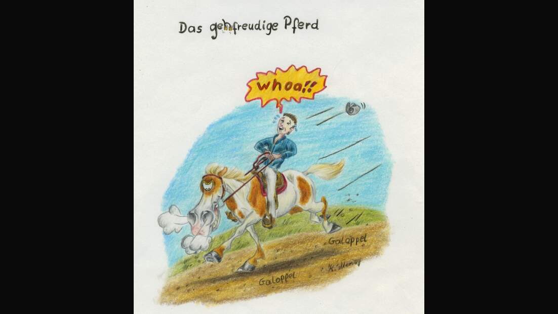 CAV Cavallo-Cartoon Kirsten Marizy Cartoon Karikatur 16