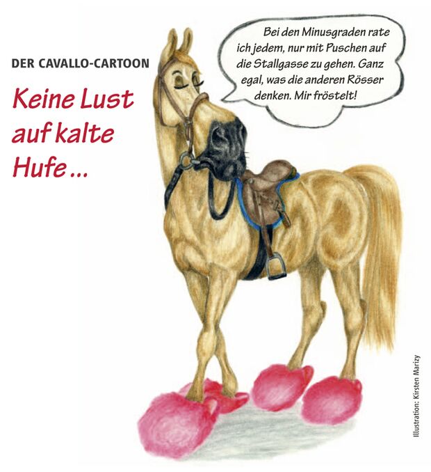 CAV Cavallo-Cartoon Kirsten Marizy Cartoon Karikatur 26