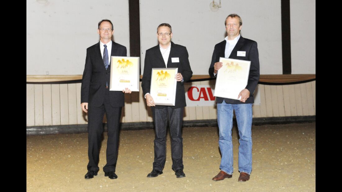 CAV Leserwahl 2012 Trophy Goldenes Pferd Stalltechnik