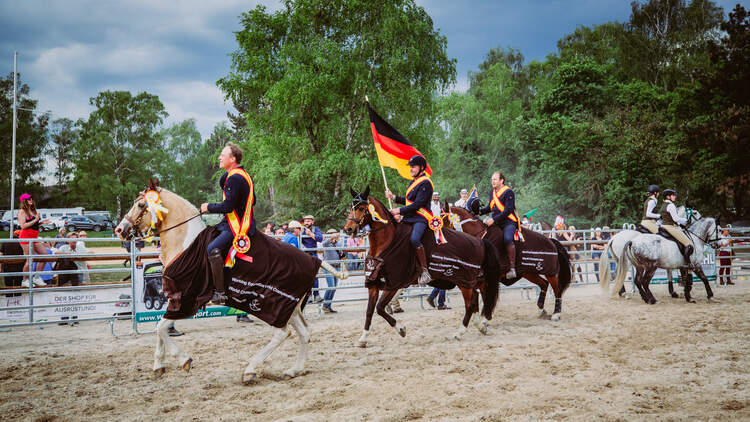 CAV WM Working Equitation Siegerehrung 2018