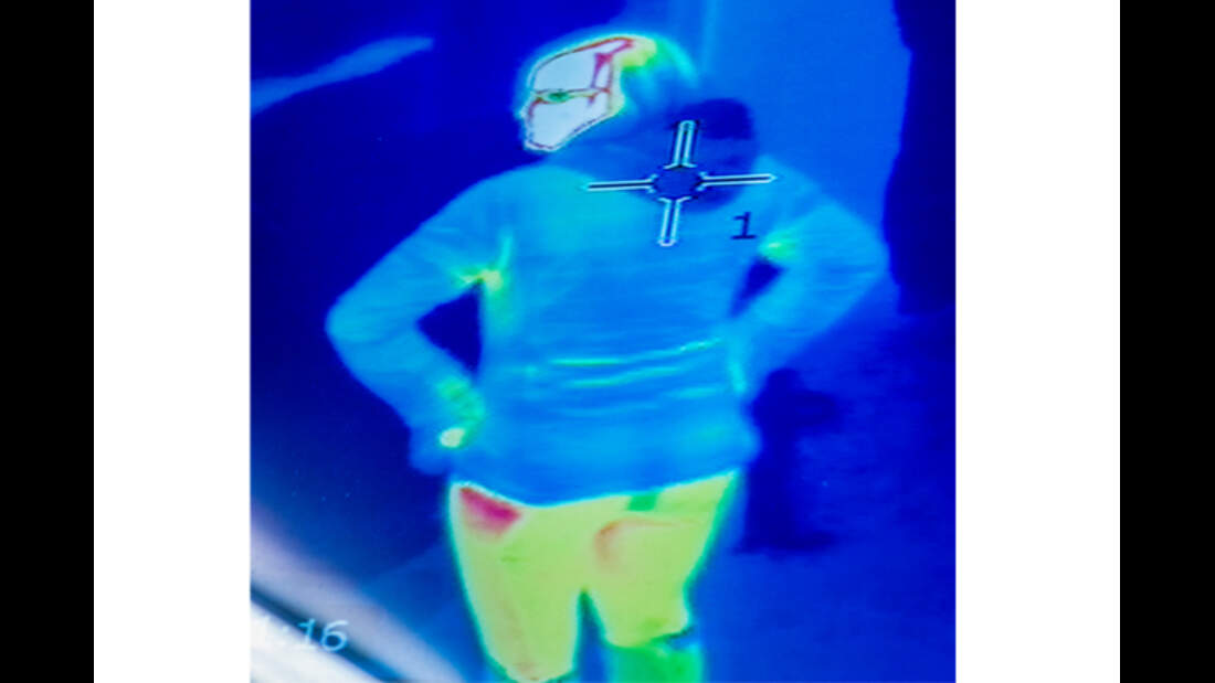 CAV Winterjacken für Reiter - UHIP "Arctic Sport" - Wärmebild