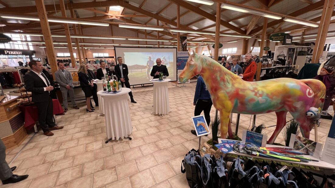 Die Lebenshilfe präsentiert sich im Pferdesporthause Loesdau in Heßdorf.