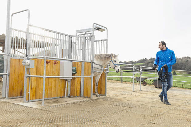 Futterautomat Training