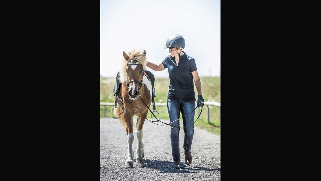 Lisa in fremden Sätteln - Isländer reiten