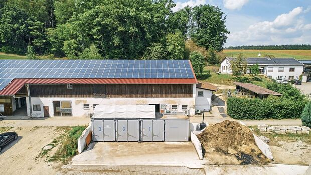 Pferdemist in Biogas, Strom oder Wärme verwandeln, Biogasanlage